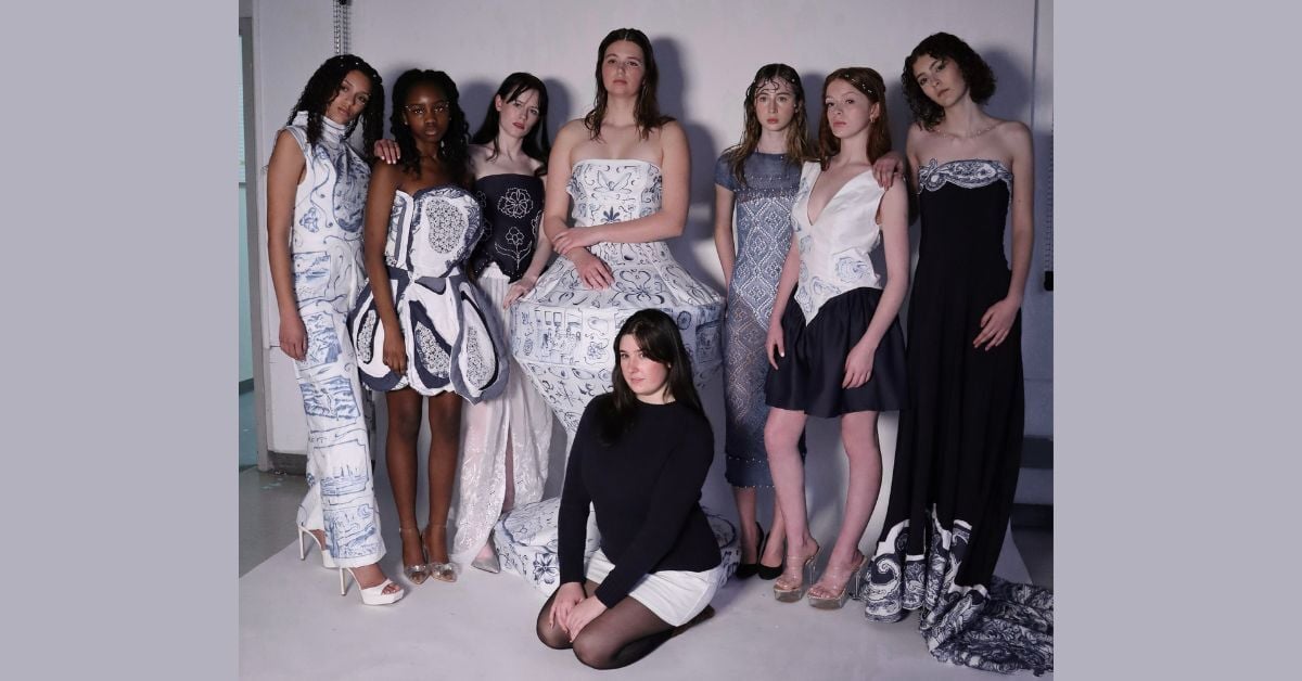 Annabelle with models photo by Cade