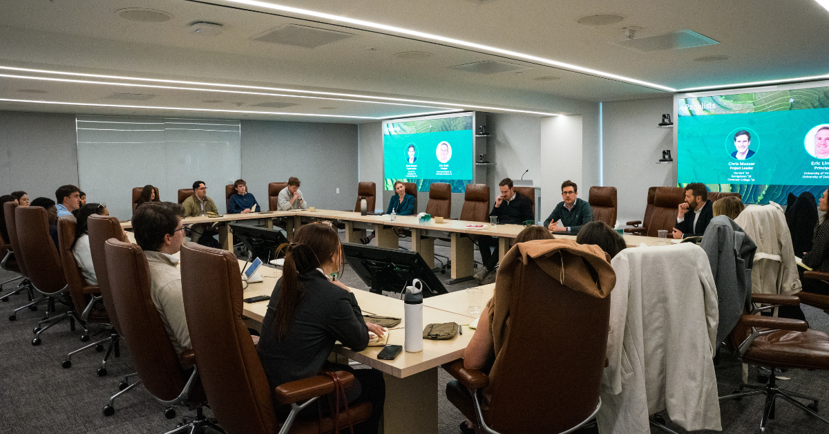 2026 Siegfried Fellows with Boston Consulting Group Eric Linde