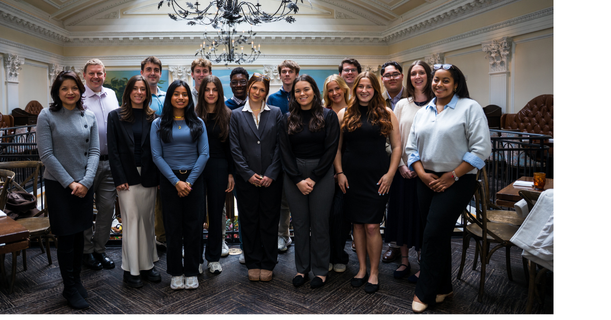 2026 Siegfried Fellows with Mimi Braniff and David Etue